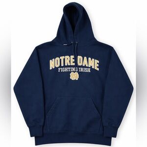 Notre Dame Fighting Irish Hoodie Mens Large Navy Jansport NCAA Pullover